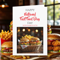 Día Nacional de la Comida Rápida | 16 de Noviembre