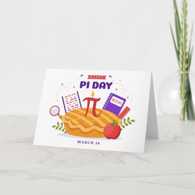 Tarjeta Día Nacional de Pi (Anverso)