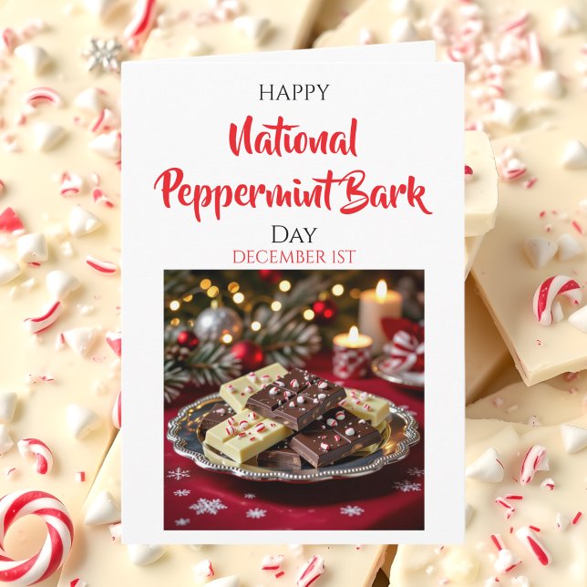 Tarjeta Día Nacional del Bark de Menta | 1 de Dic (Subido por el creador)