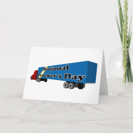 Tarjeta Día Nacional del Camionero