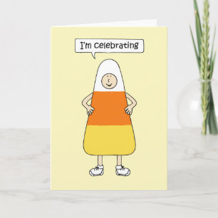 Tarjeta Día Nacional del Maíz de Caramelo - Octubre.