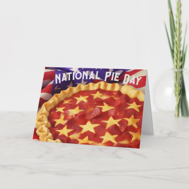 Tarjeta Día Nacional del Pastel (Anverso)