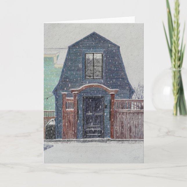 Tarjeta Día Nevado (Anverso)
