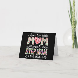 Tarjeta Día personalizado de la madre