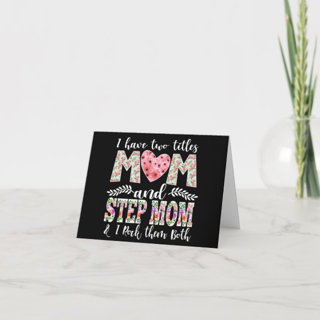 Tarjeta Día personalizado de la madre (Anverso)