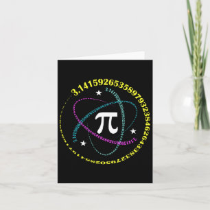 Tarjeta Día Pi 3.14 Día Pi Lover De Matemáticas Graciosas 