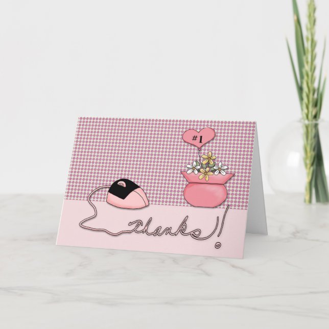 Tarjeta Día profesional administrativo (Anverso)