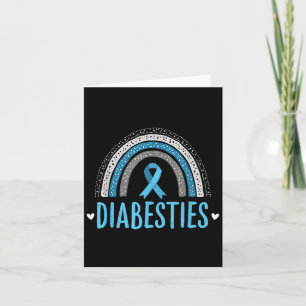 Tarjeta Diabestias graciosas Diabetes Awareness Friend