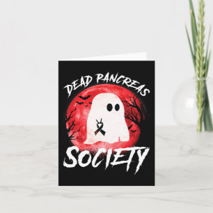 Tarjeta Diabetes Conciencia Halloween Sociedad de Páncreas