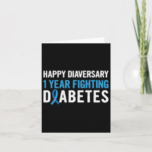Tarjeta Diabetes De Sensibilización Sobre La Diabetes Tipo