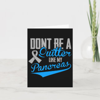 Tarjeta Diabetes divertidos - No seas un quitter como mi p