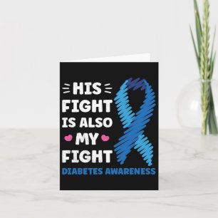 Tarjeta Diabetes Su Lucha Es Mi Conciencia De La Lucha