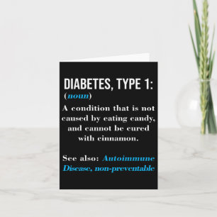 Tarjeta Diabetes Tipo 1 Definición Enfermedad autoinmune