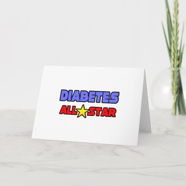 Tarjeta Diabetes toda la estrella (Anverso)