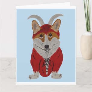 Tarjeta Diablo Corgi