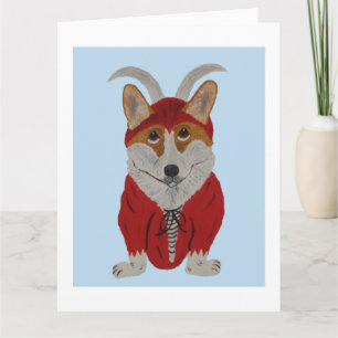 Tarjeta Diablo Corgi