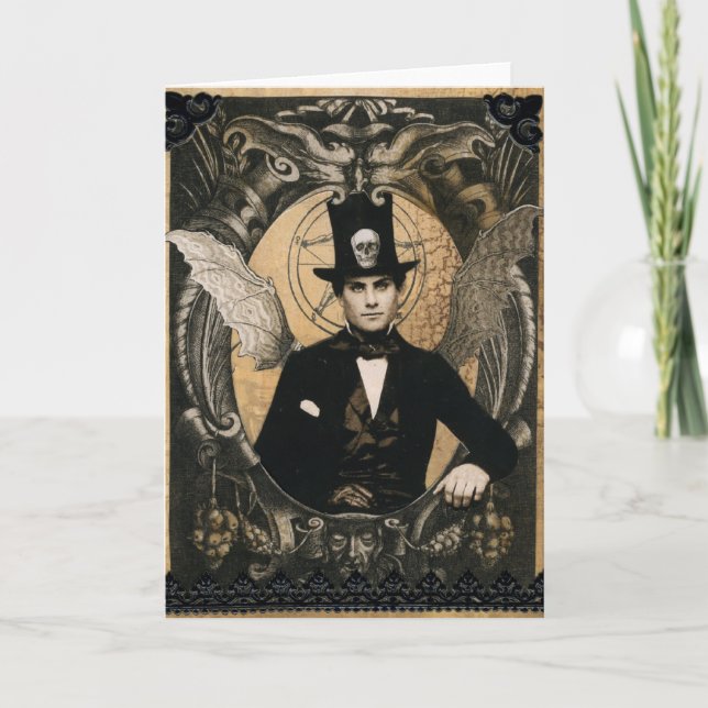 Tarjeta Diablo hermoso (Anverso)