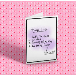 Tarjeta Diagnóstico de cáncer