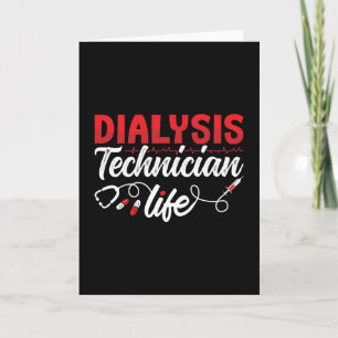 Tarjeta Diálisis Enfermera Diálisis Vida de un técnico Nef