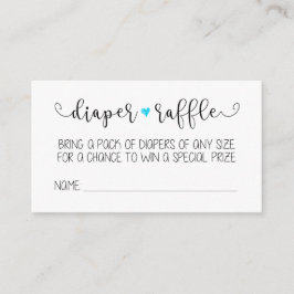 Tarjeta Diaper Raffle