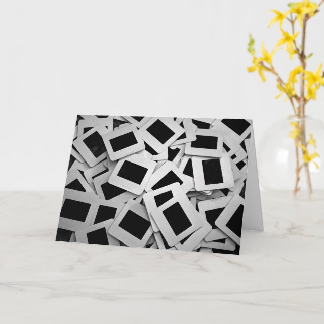 Tarjeta Diapositivas de fotos (flor amarilla)