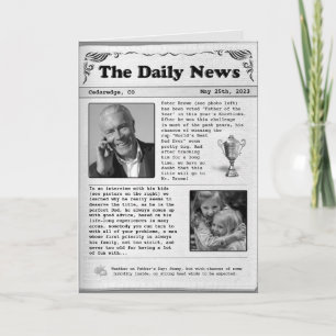 Tarjeta Diario del Padre (personalizable)