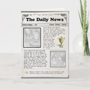 Tarjeta Diario del Padre (personalizable)