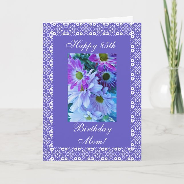 Tarjeta Días de cumpleaños de la madre (Anverso)