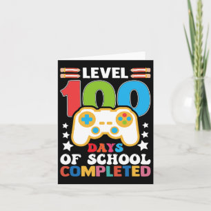 Tarjeta Días De Escuela Completados Regalos De Jugadores N