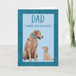 Tarjeta Días de los Padres Perros