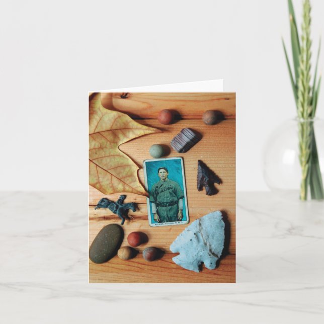 Tarjeta días finales de otoño (Anverso)