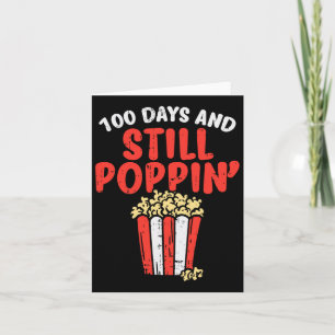 Tarjeta Días que quedan Poppin Popcorn 100 días de comida