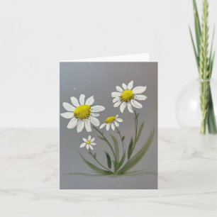 Tarjeta Diásisis de color amarillo blanco - blanco plegado