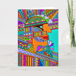 Tarjeta Dibujado a mano por EDDArt - Faraón 1