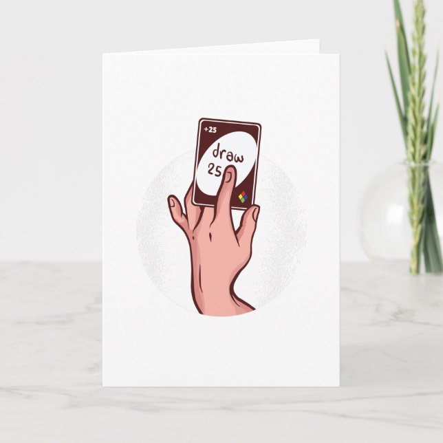 Tarjeta Dibujar +25 (Anverso)