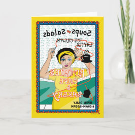 Tarjeta Dibujar la línea_B_Greeting