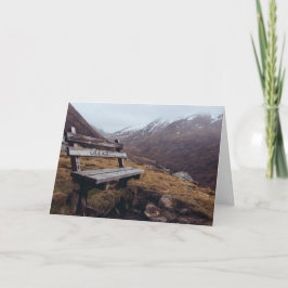 Tarjeta Dibujar sus iniciales en este banco | Romántico