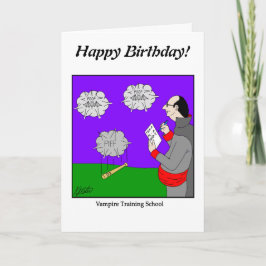 Tarjeta Dibujar un blanco - Escuela de vampiros - Personal