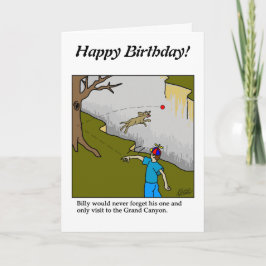 Tarjeta Dibujar un blanco - Gran Cañón - Personalizar