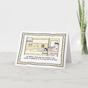 Tarjeta Dibujo Animado Divertido de Prisión