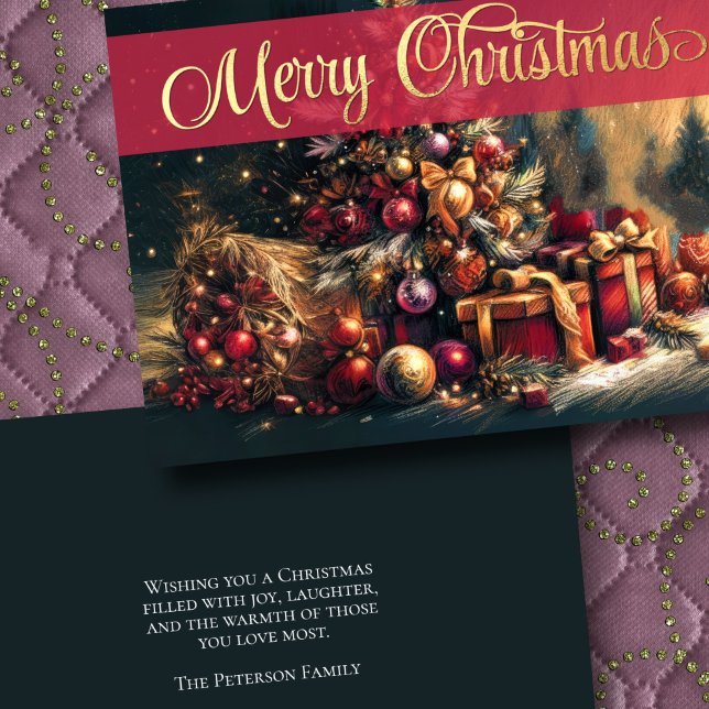 Tarjeta Dibujo de árboles de escena de Navidades de la Ser (Subido por el creador)