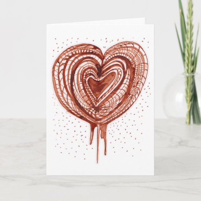 Tarjeta Dibujo de la Bomba Muscular (corazón) (Anverso)
