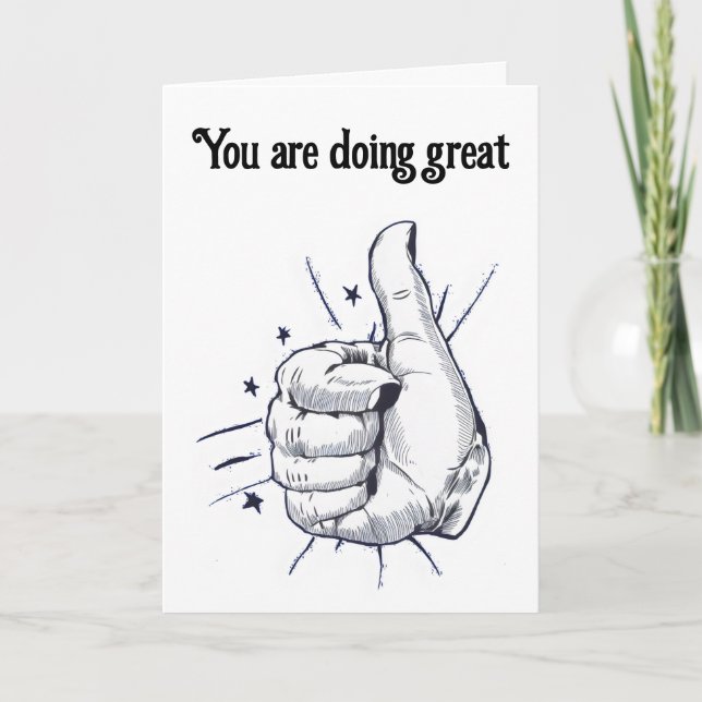 Tarjeta Dibujo de la pluma con el tope (Anverso)