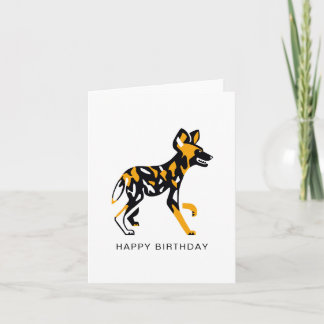 Tarjeta Dibujo de mano - Guay Perro de caza de cabos - Nat