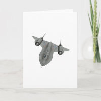 Dibujo del avión espía supersónico SR71 Blackbird