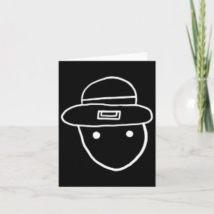 Tarjeta Dibujo divertido de duende aficionado meme irlandé