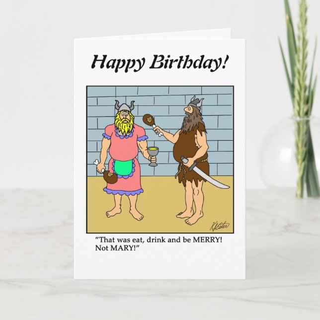 Tarjeta Dibujo en blanco - Coma una bebida, sé Personaliza (Anverso)