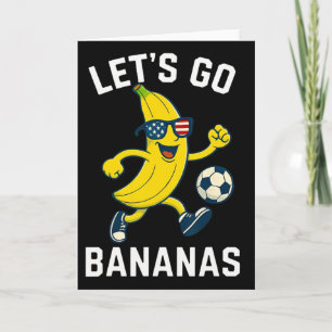 Tarjeta Dibujos Animados De Fútbol Divertidos Nana Pateand