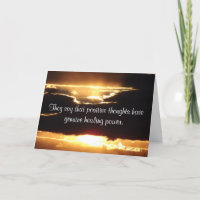 Dicen que los pensamientos positivos tienen que ga