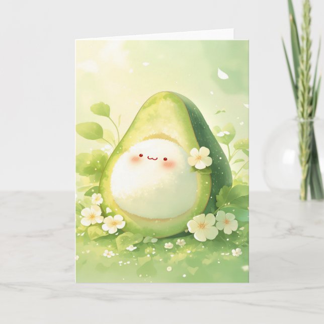 Tarjeta Dicha de Aguacate (Anverso)